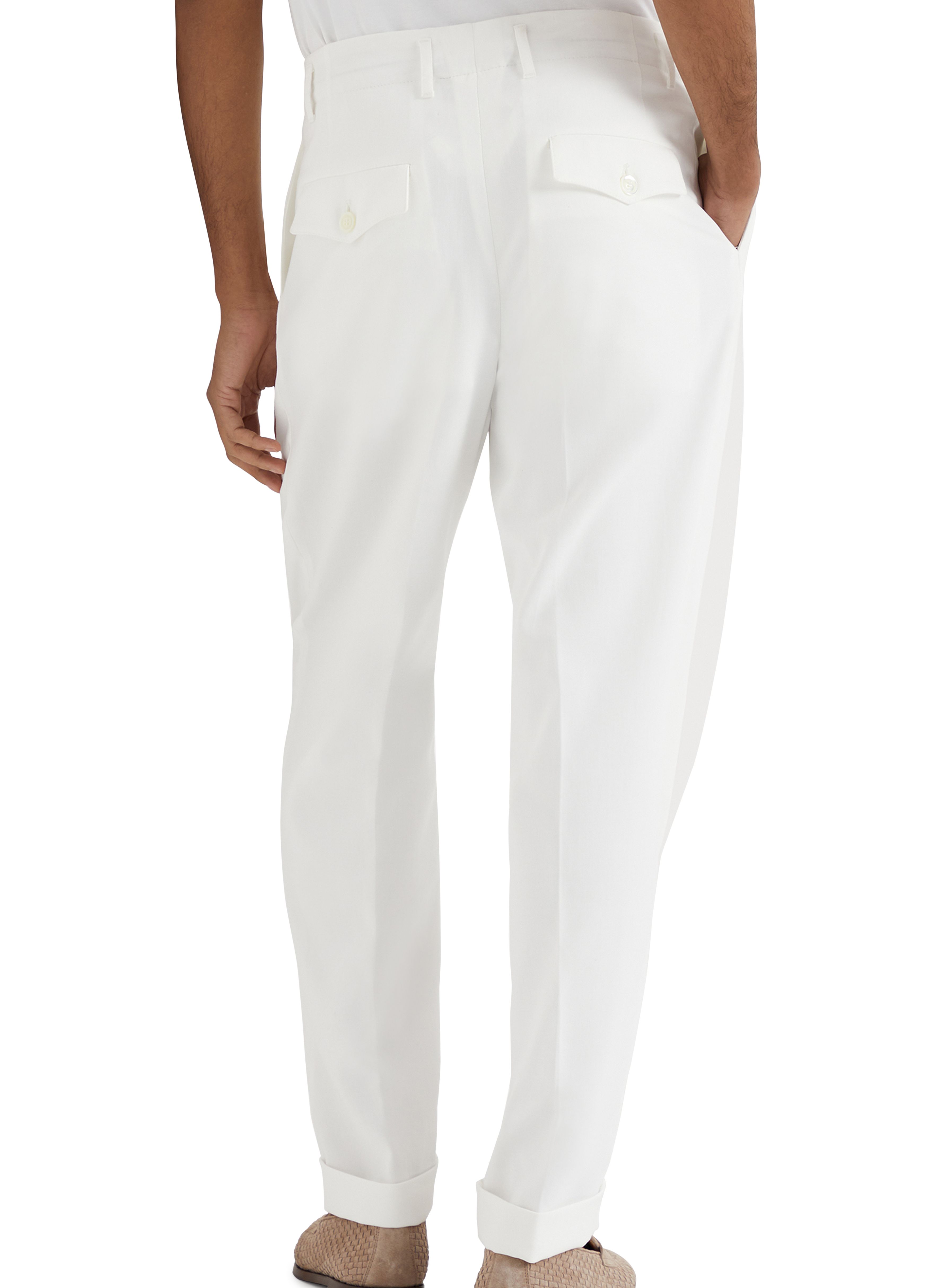 Brunello Cucinelli Relaxed-fit twill trousers