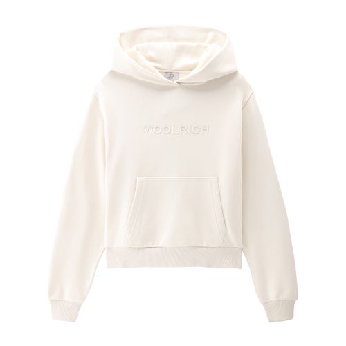 Woolrich Logo Fleece Hoodie