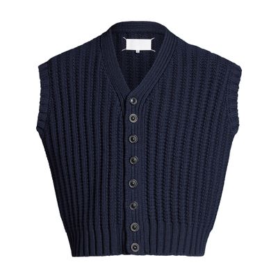 Maison Margiela Wool vest cardigan