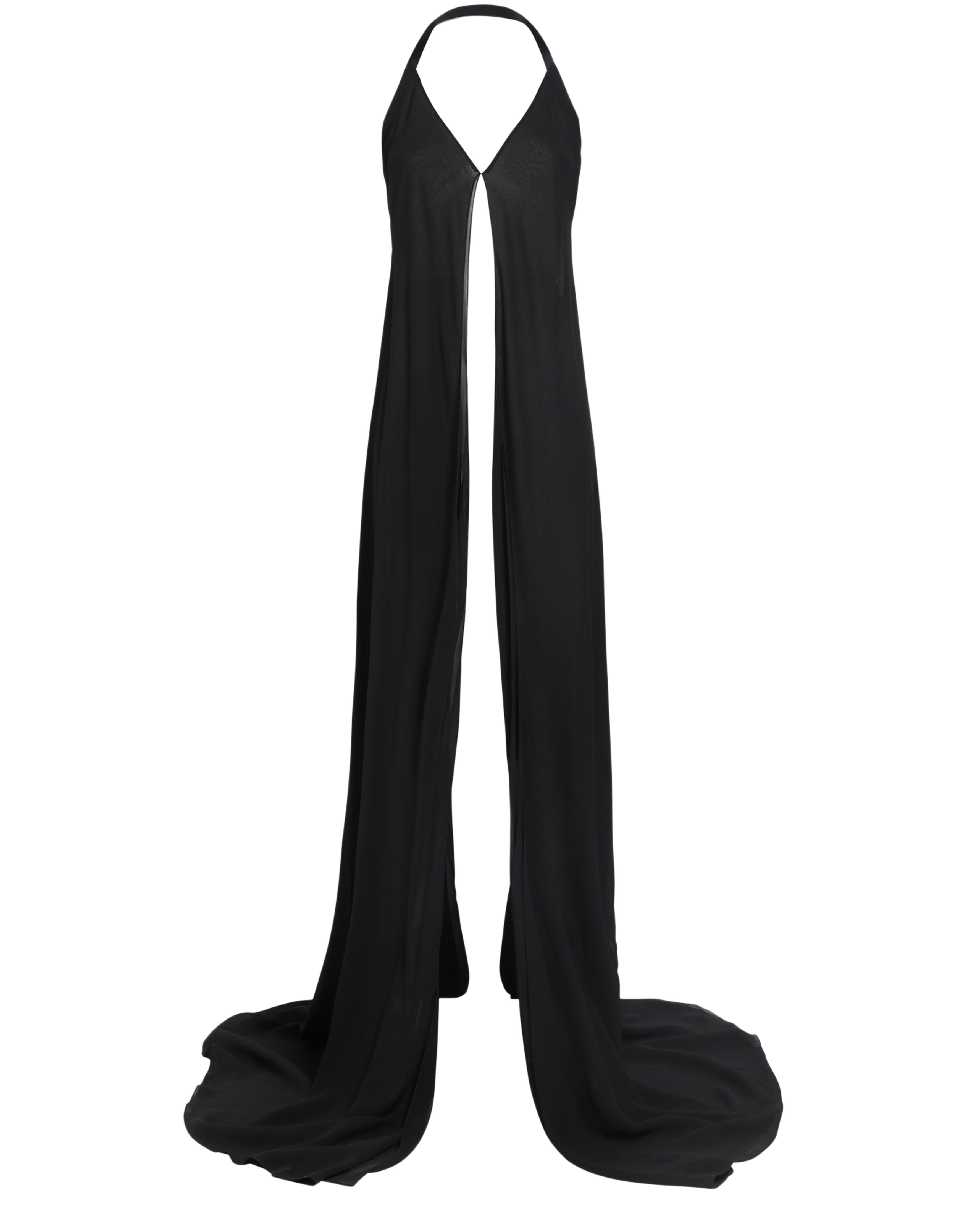 Ann Demeulemeester Riva x-long drape top open back