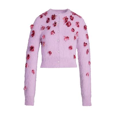 Maison Margiela Flower knit cardigan