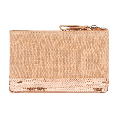  Zipped clutch