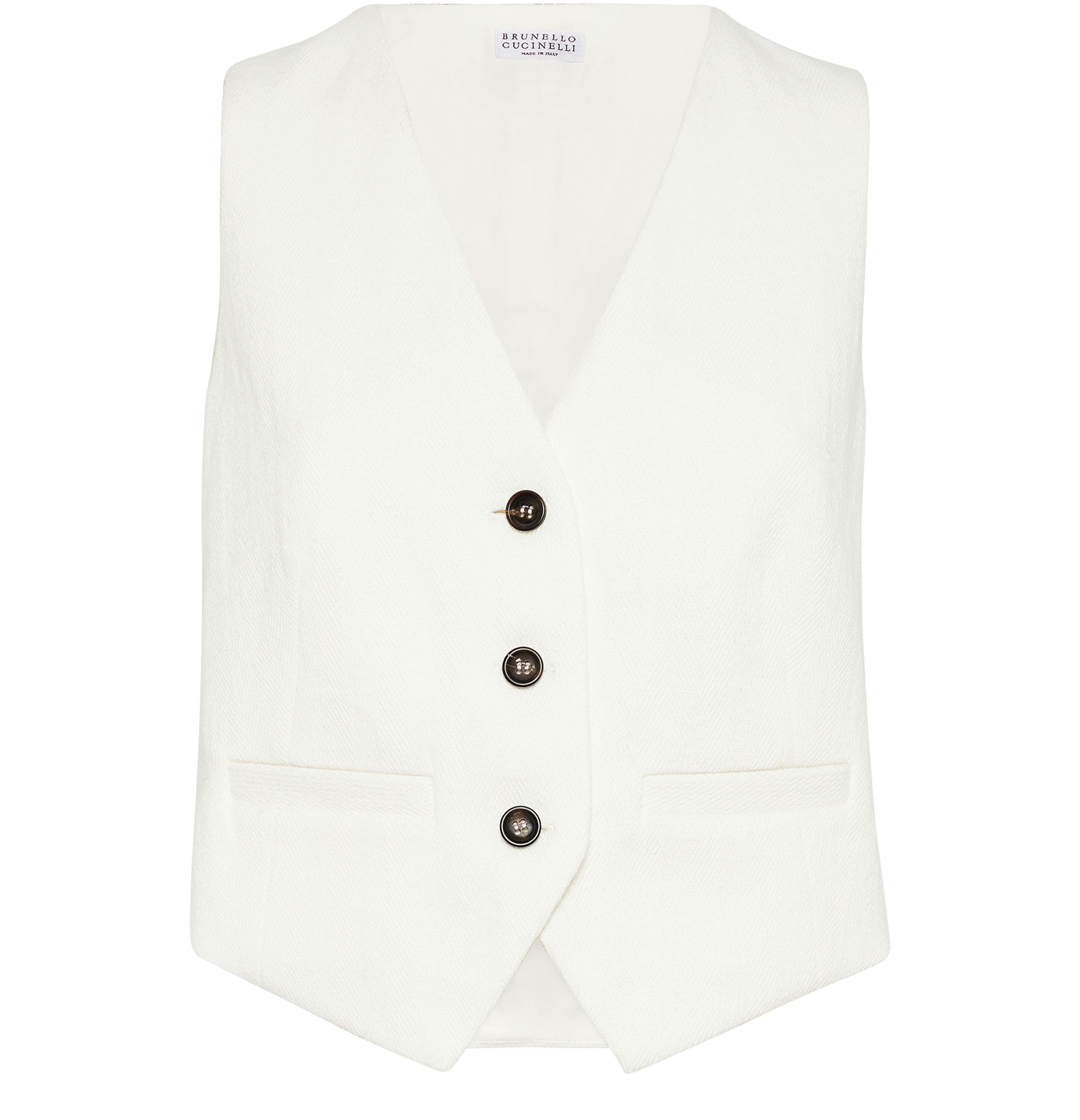 Brunello Cucinelli Cotton and linen waistcoat