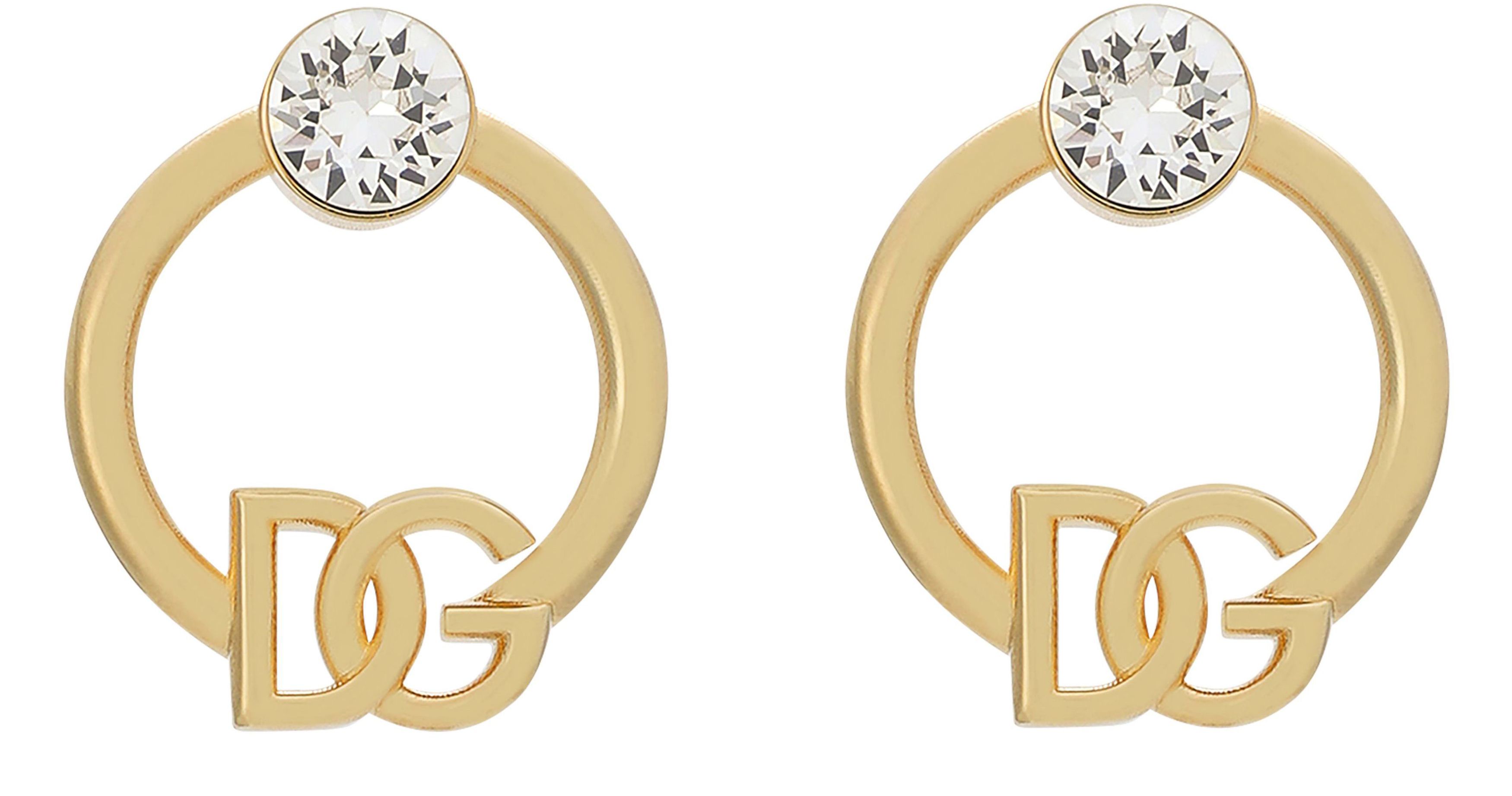 Dolce & Gabbana Hoop earrings with DG logo