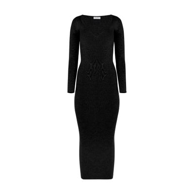 Nina Ricci Fitted knit midi dress