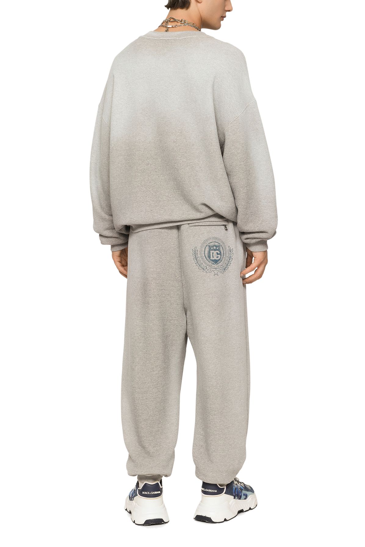 Dolce & Gabbana Melange jersey jogging pants