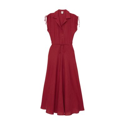  Violine fitted dress with flared skirt