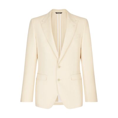 Dolce & Gabbana Taormina Linen, Cotton, and Silk Single-Breasted Jacket