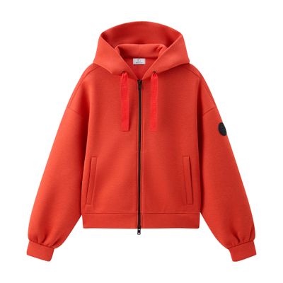 Woolrich Full-zip Hoodie in Mixed Cotton