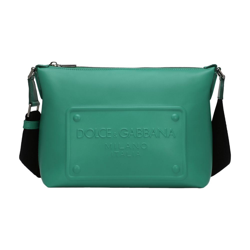 Dolce & Gabbana Calfskin crossbody bag with logo