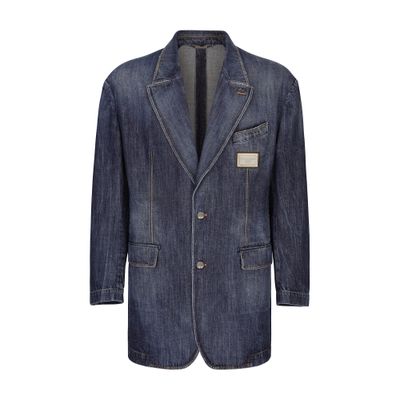 Dolce & Gabbana Deconstructed denim jacket