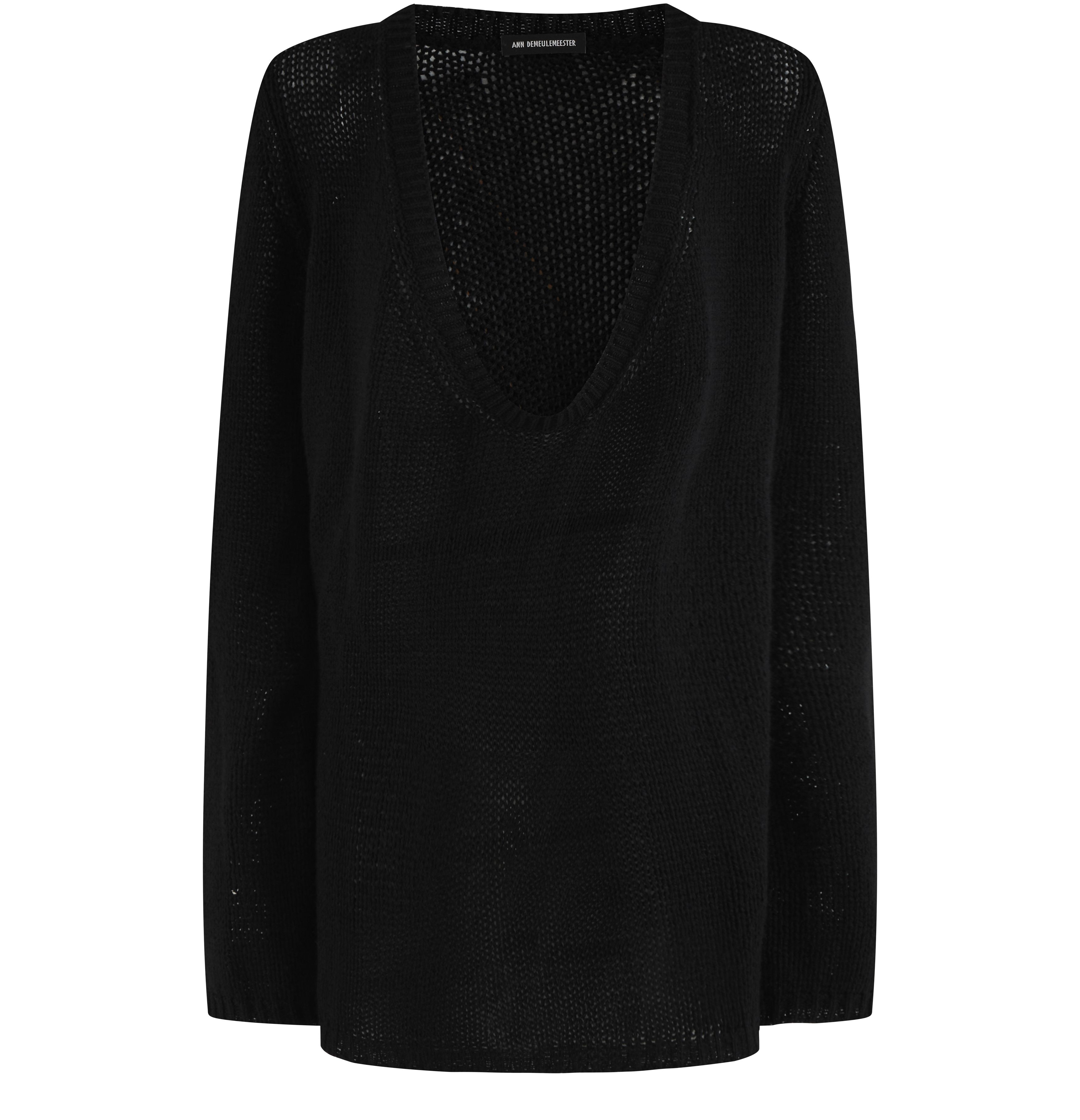 Ann Demeulemeester Carolina Knitted Body Fit Tunic