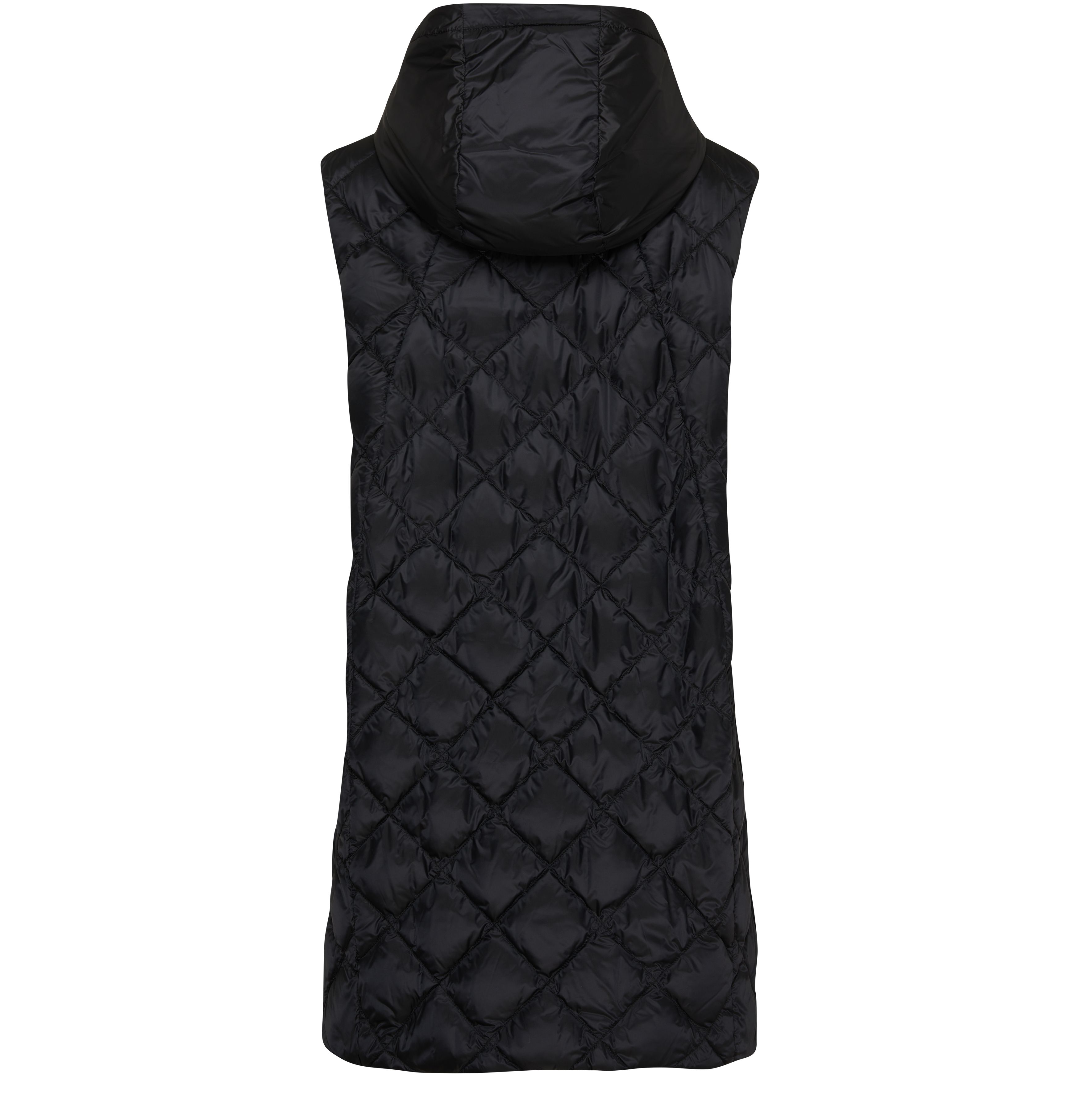 Max Mara Sisoft long quilted sleveless jacket - THE CUBE