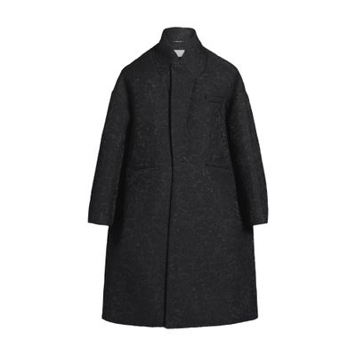 Maison Margiela Cloqué flower oversized coat