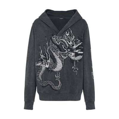 Balmain Embroidered dragon sweatshirt