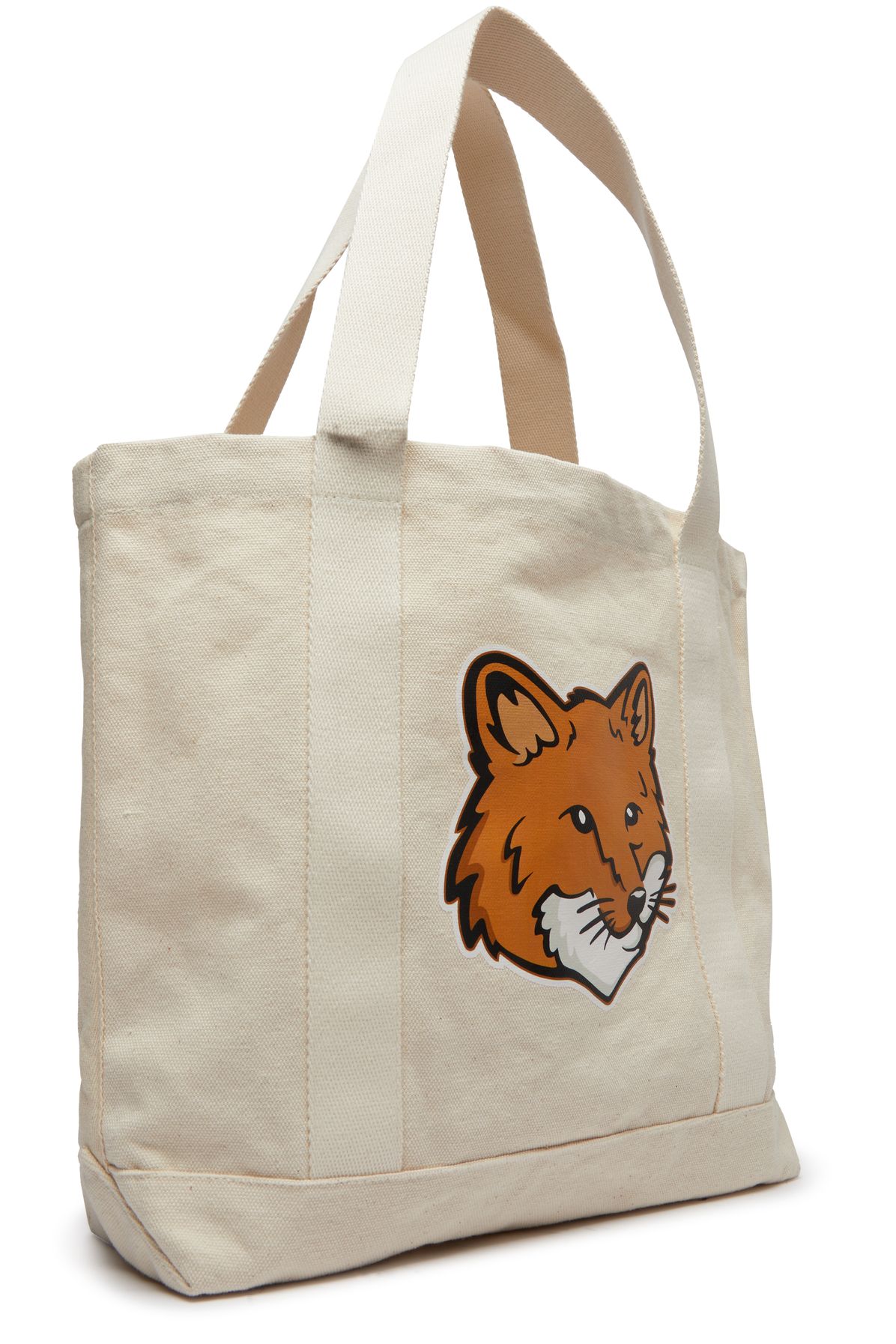 Maison Kitsuné Fox head tote bag