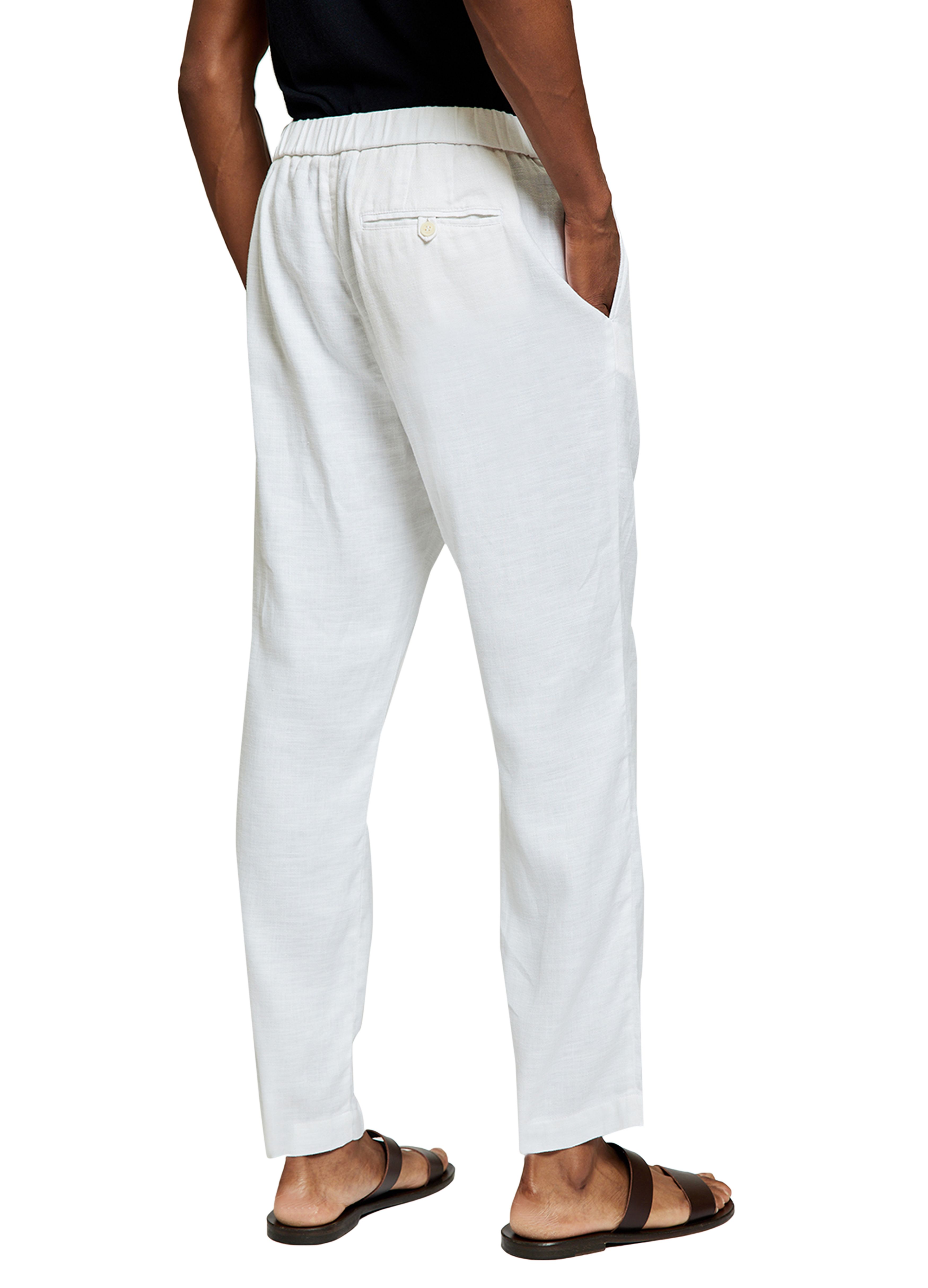 Frescobol Carioca Oscar linen chinos