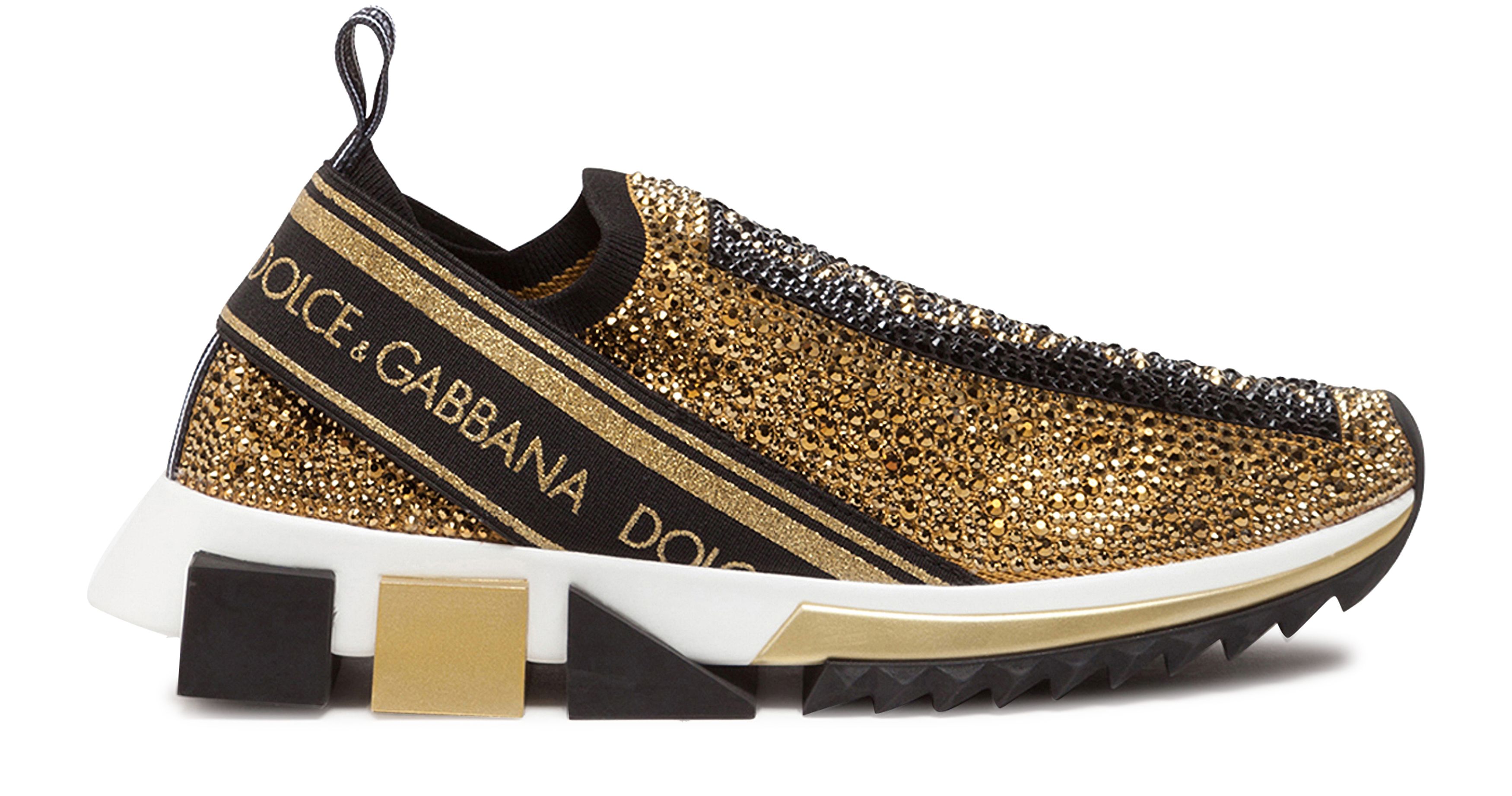 Dolce & Gabbana Sorrento sneakers with fusible crystals