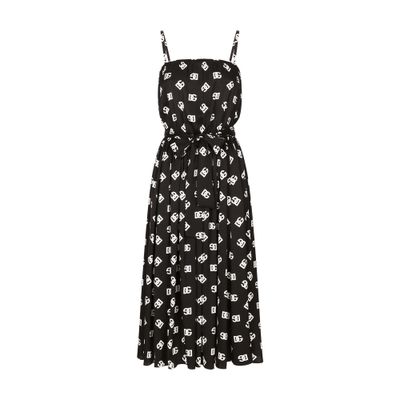 Dolce & Gabbana Charmeuse calf-length dress