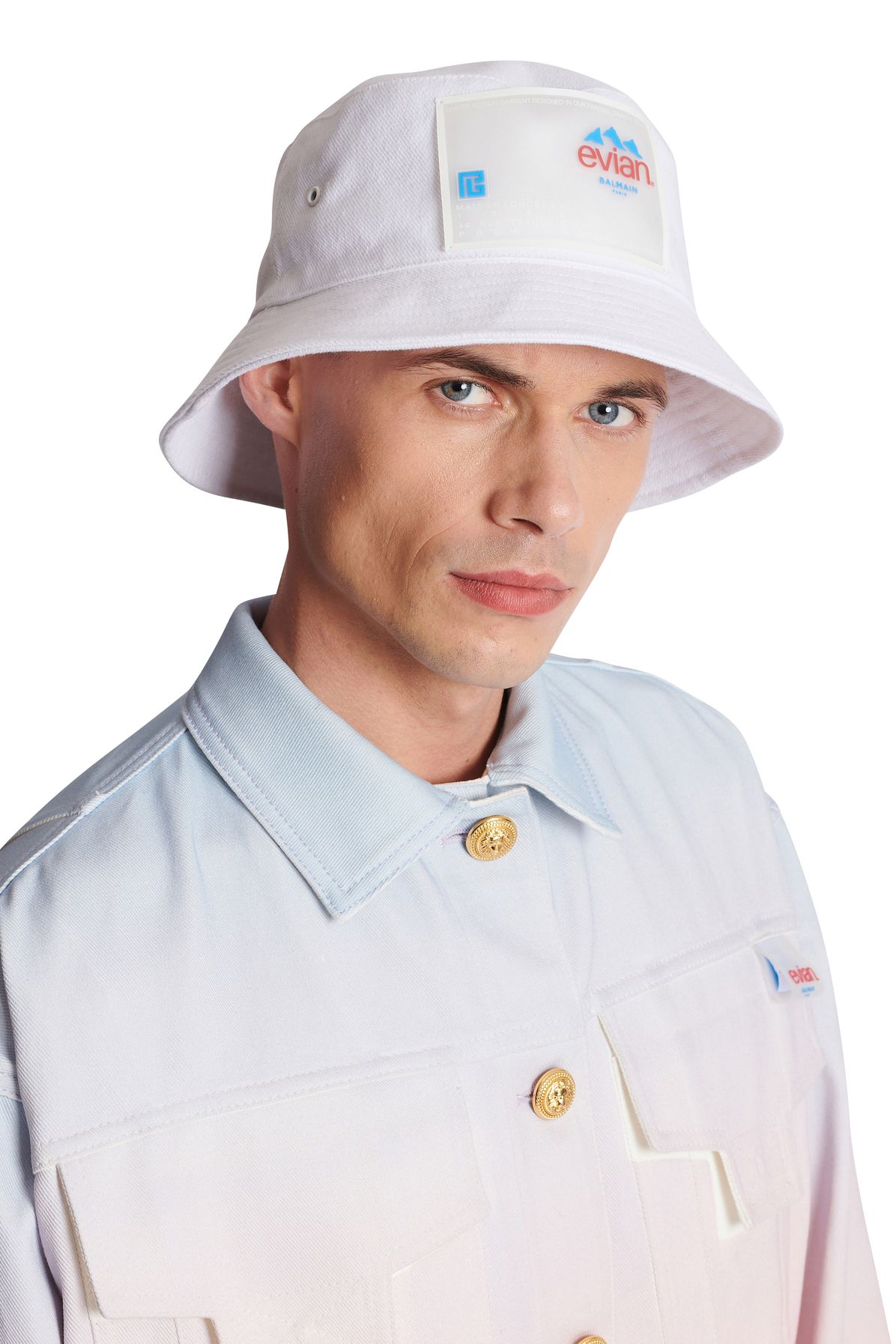 Balmain BALMAIN x EVIAN bucket hat