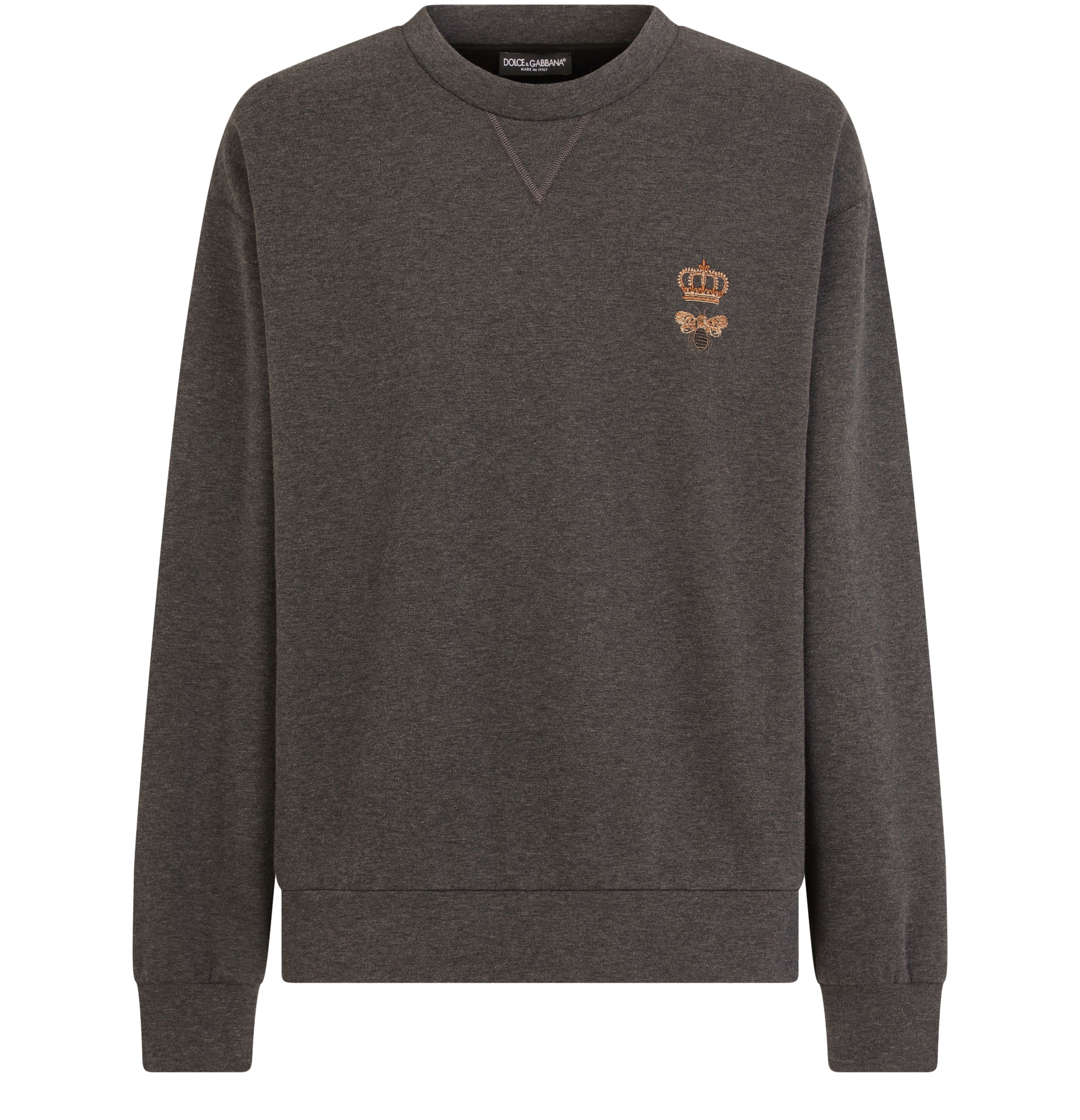 Dolce & Gabbana Jersey sweatshirt with embroidery