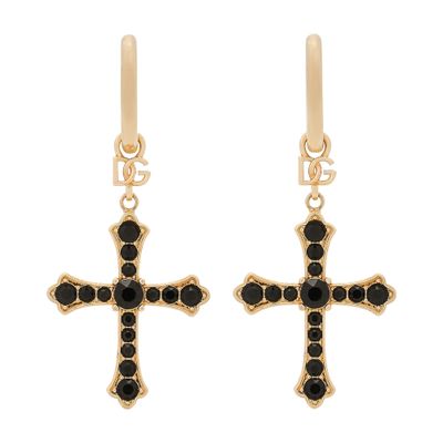 Dolce & Gabbana Creole earrings with crosses