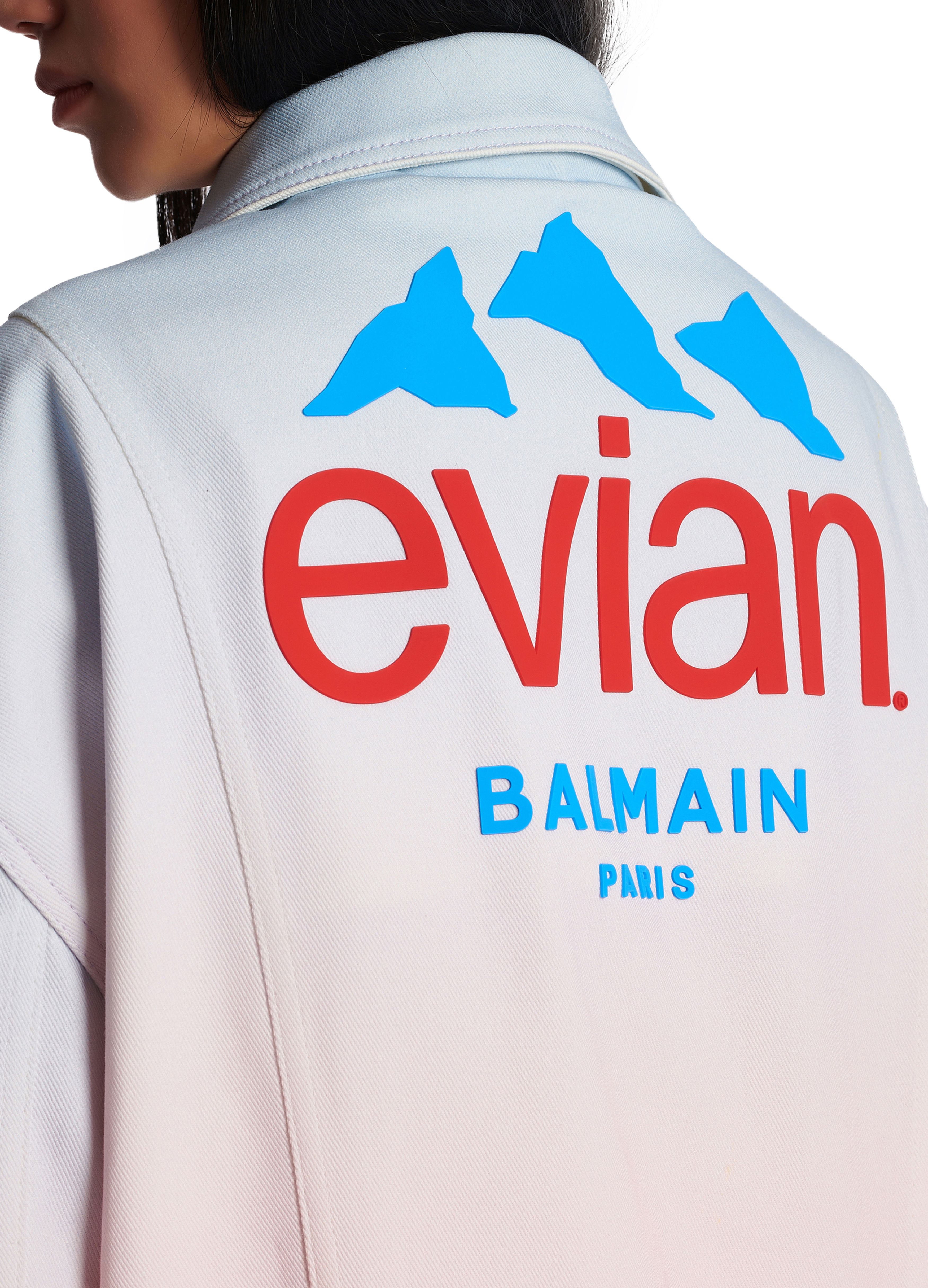 Balmain BALMAIN x EVIAN oversized jacket