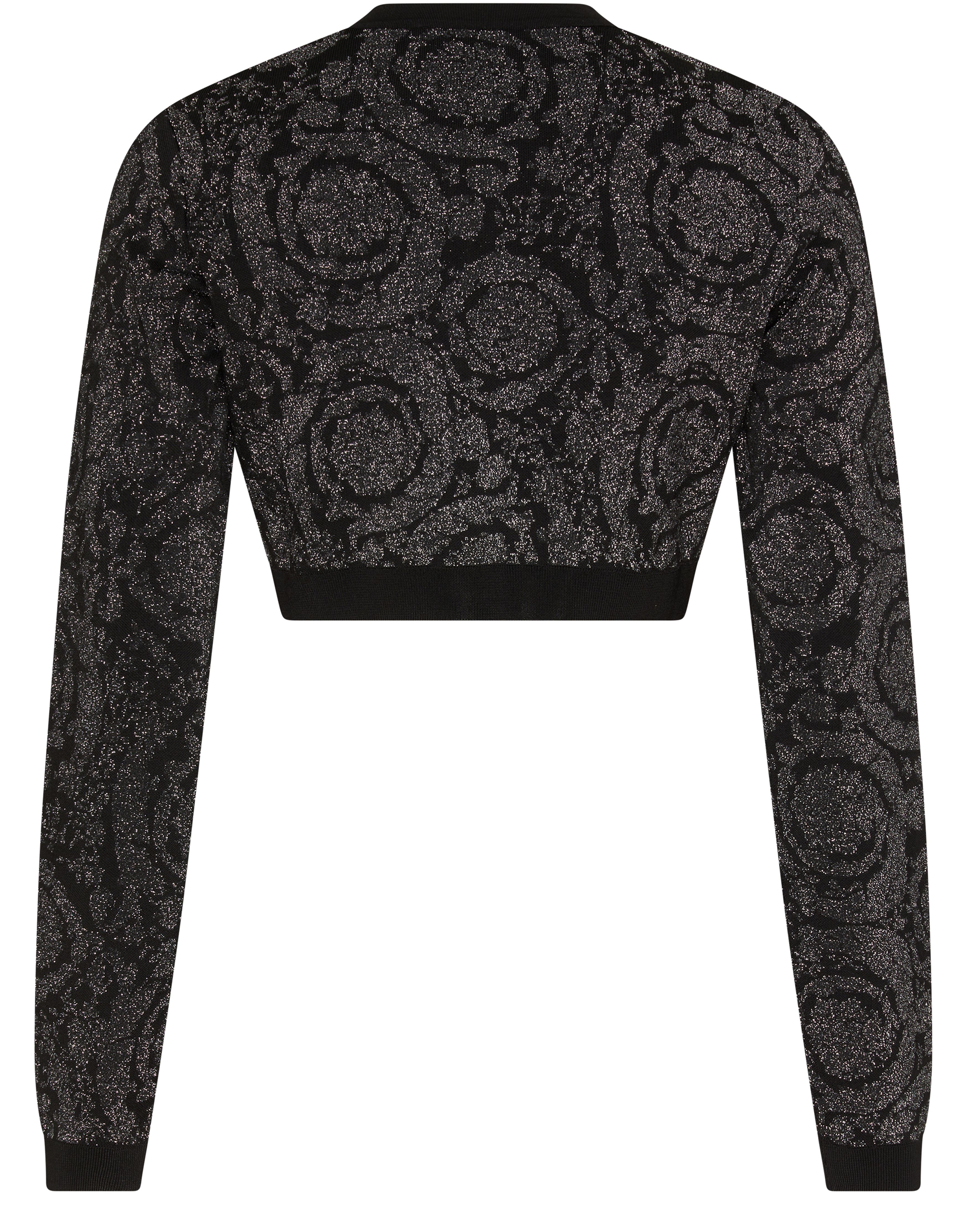 Versace Textured Barocco Knit Sweater