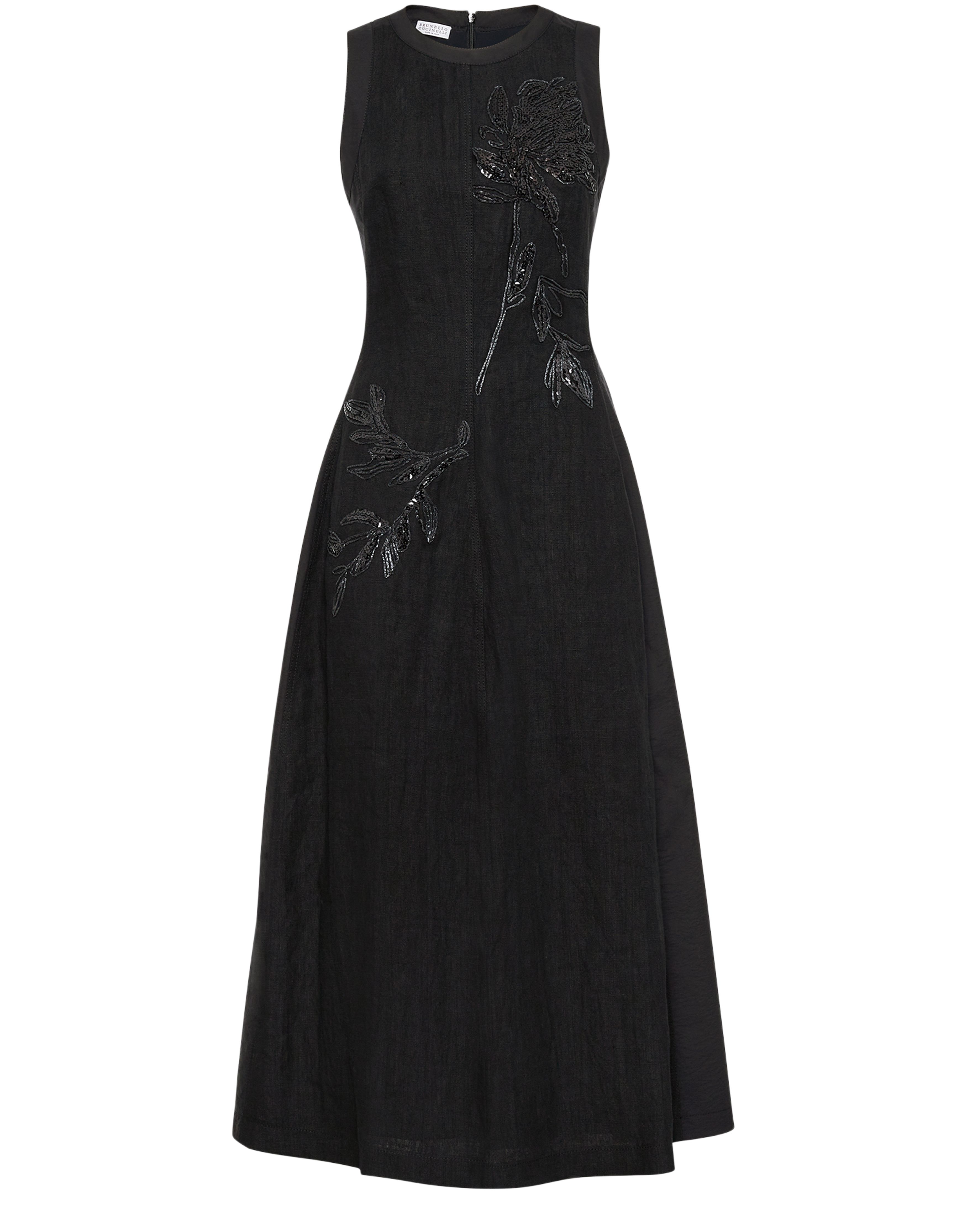 Brunello Cucinelli Shiny embroidered dress