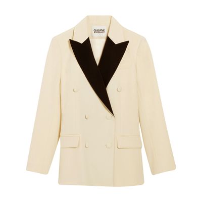  Two-tone suit jacket