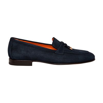 Santoni Suede tassel loafers