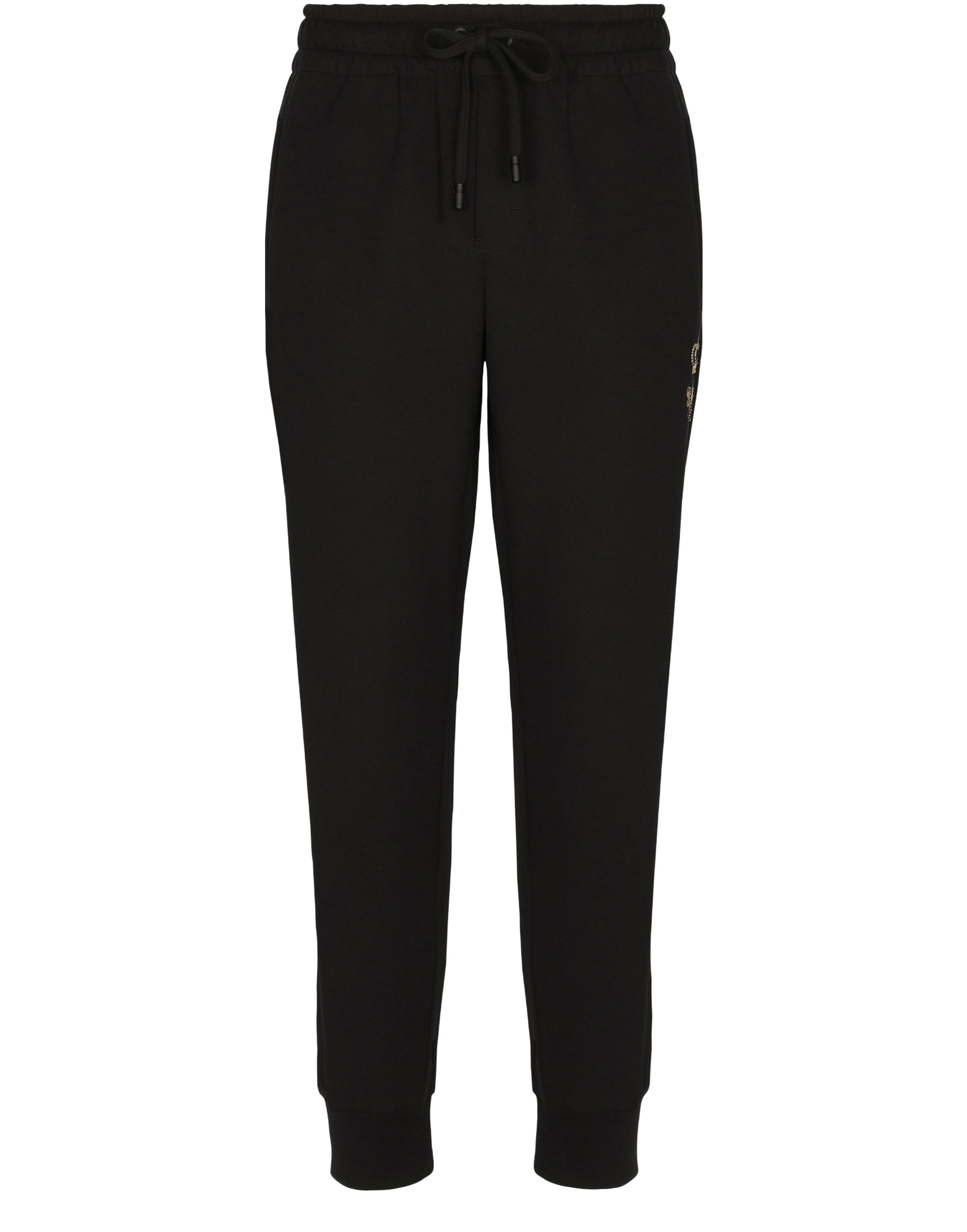 Dolce & Gabbana Jersey jogging pants with embroidery