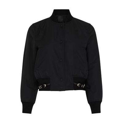 Givenchy Voyou varsity jacket in cotton taffetas