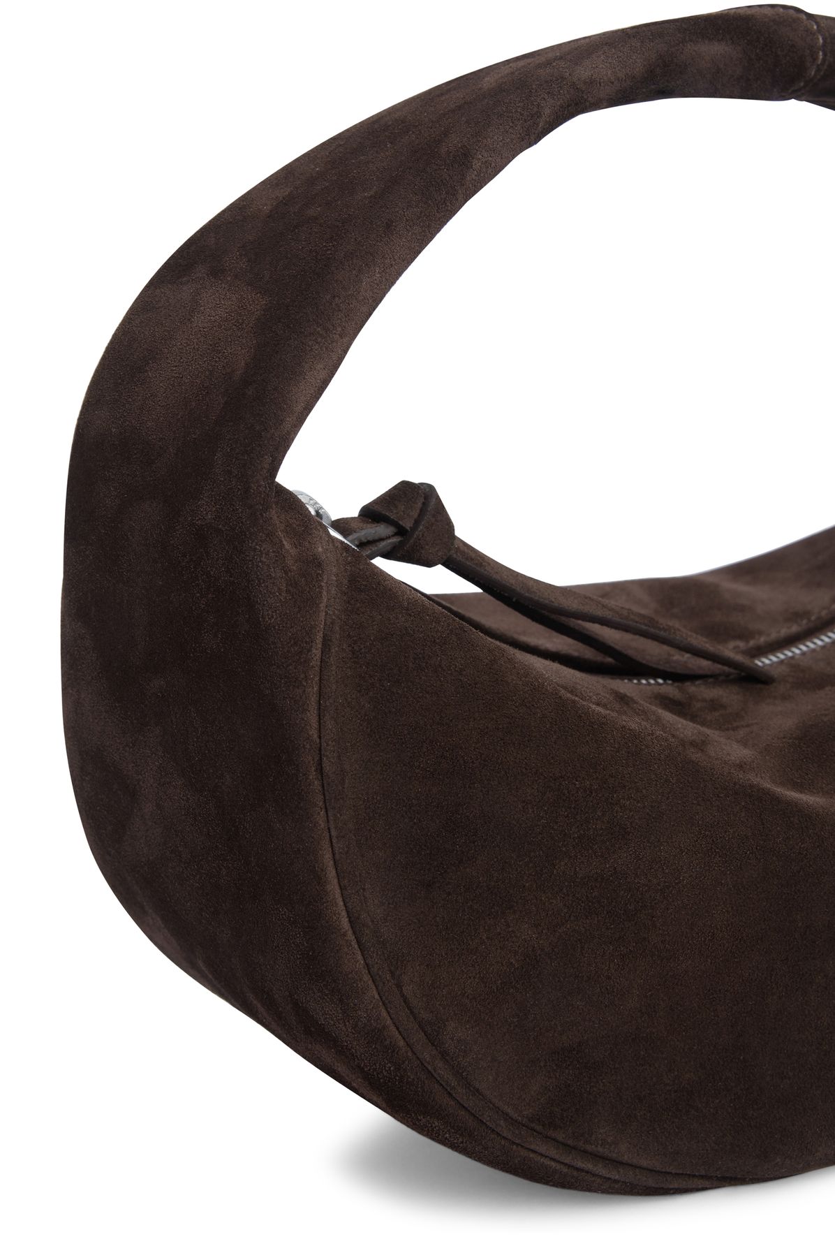 BY FAR Cush Suede Leather Shoulder Bag