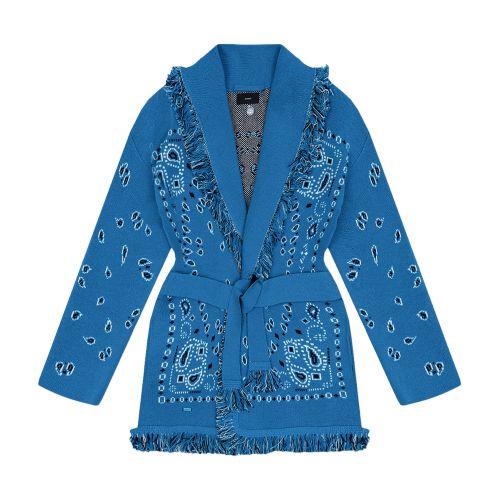 Alanui ‘Bandana Jacquard Icon' oversize cardigan