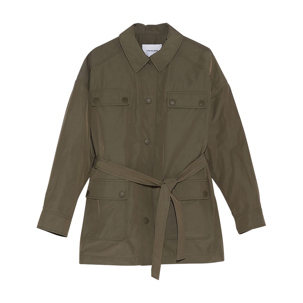 Yves Salomon Technical fabric safari jacket