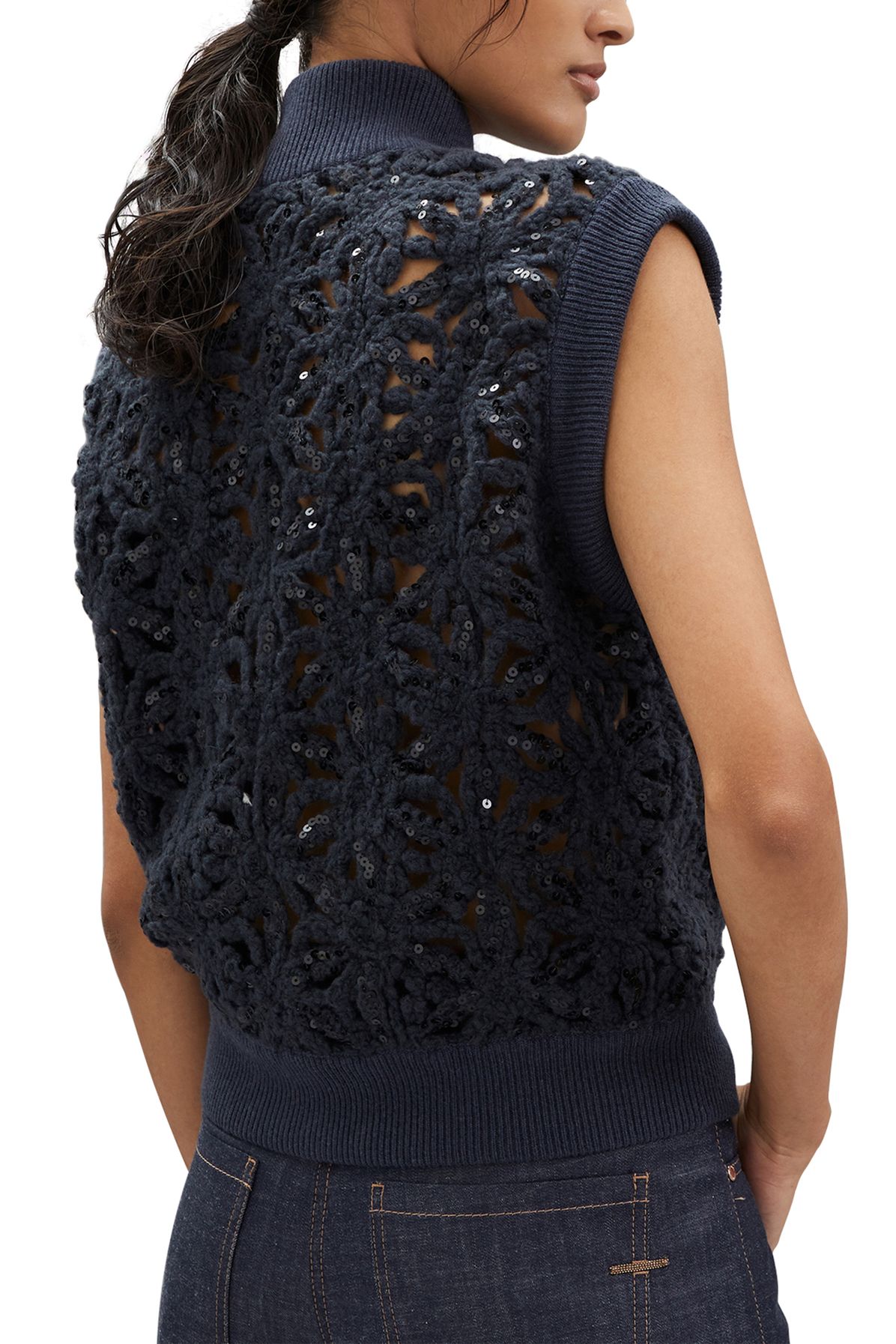 Brunello Cucinelli Dazzling Embroidery vest