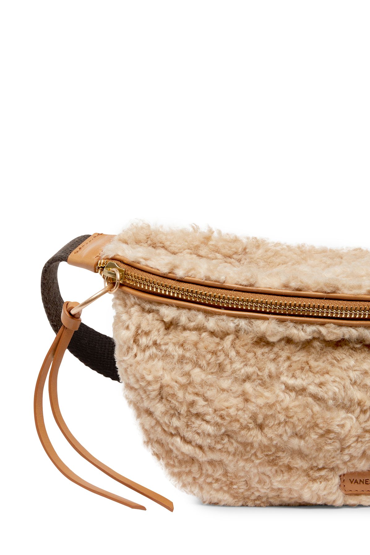  Faux fur belt bag