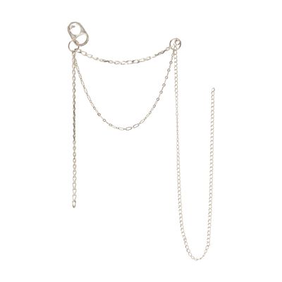 Maison Margiela Safety pin chain brooch