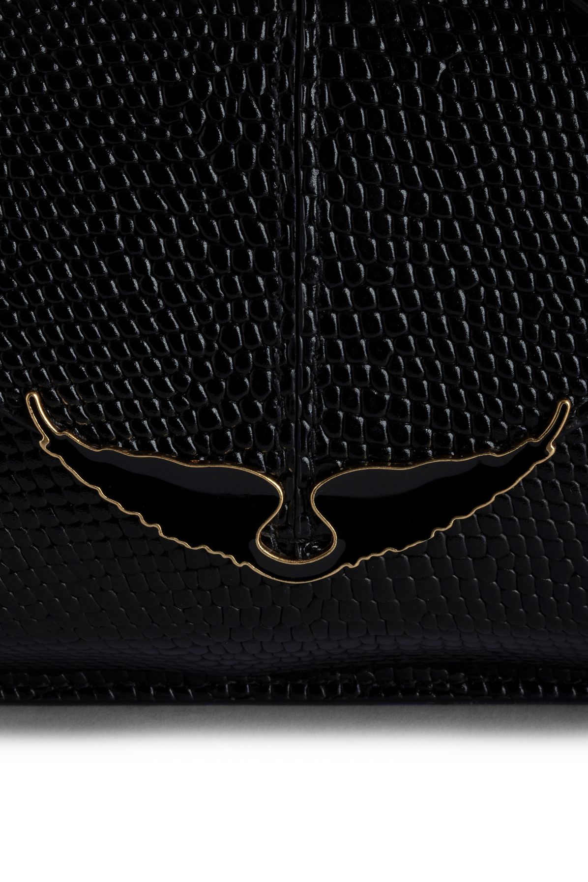 Zadig & Voltaire Borderline Embossed Clutch