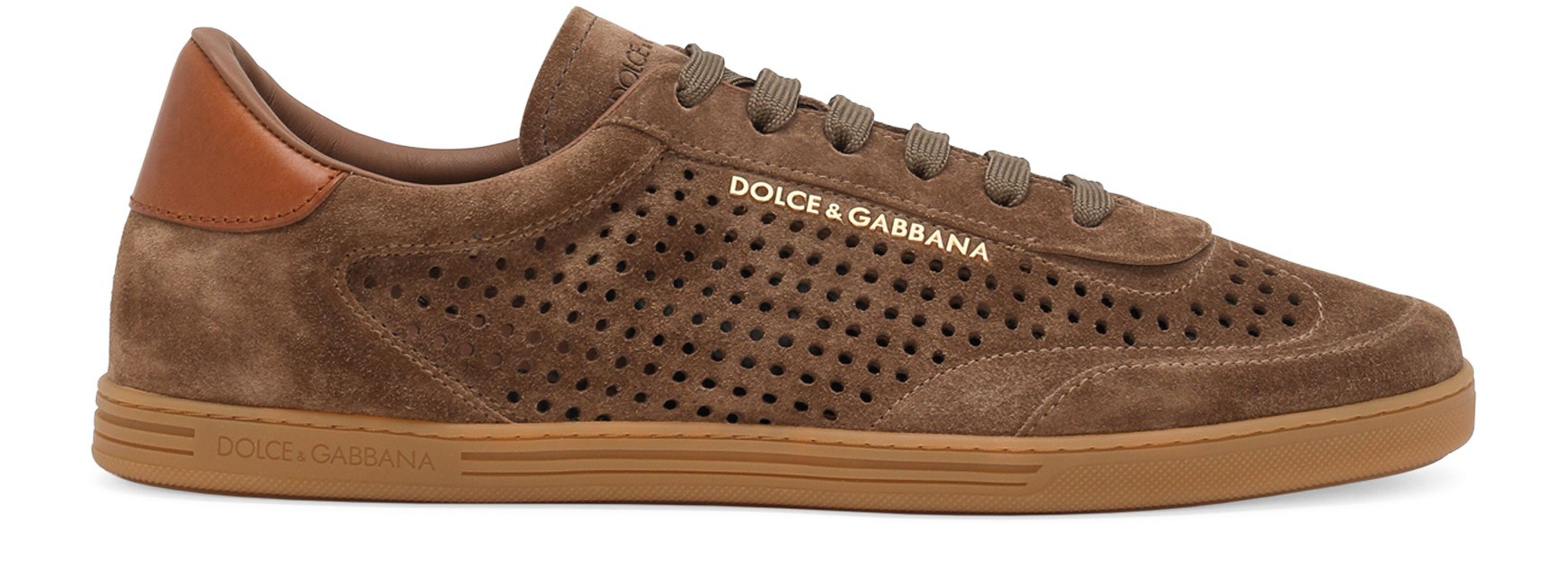 Dolce & Gabbana Suede Saint Tropez sneakers