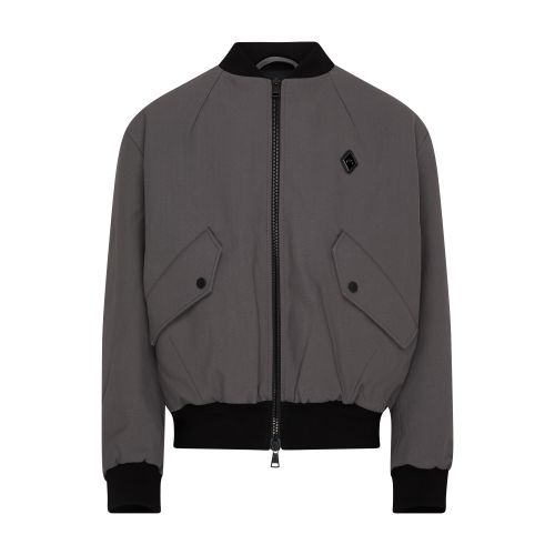  Panelled bomber jacket