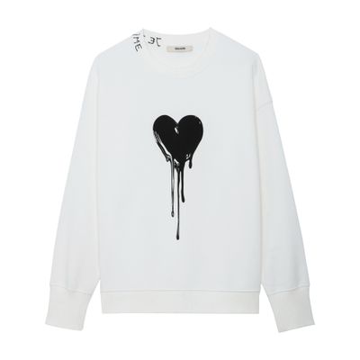 Zadig & Voltaire Oscar heart sweatshirt