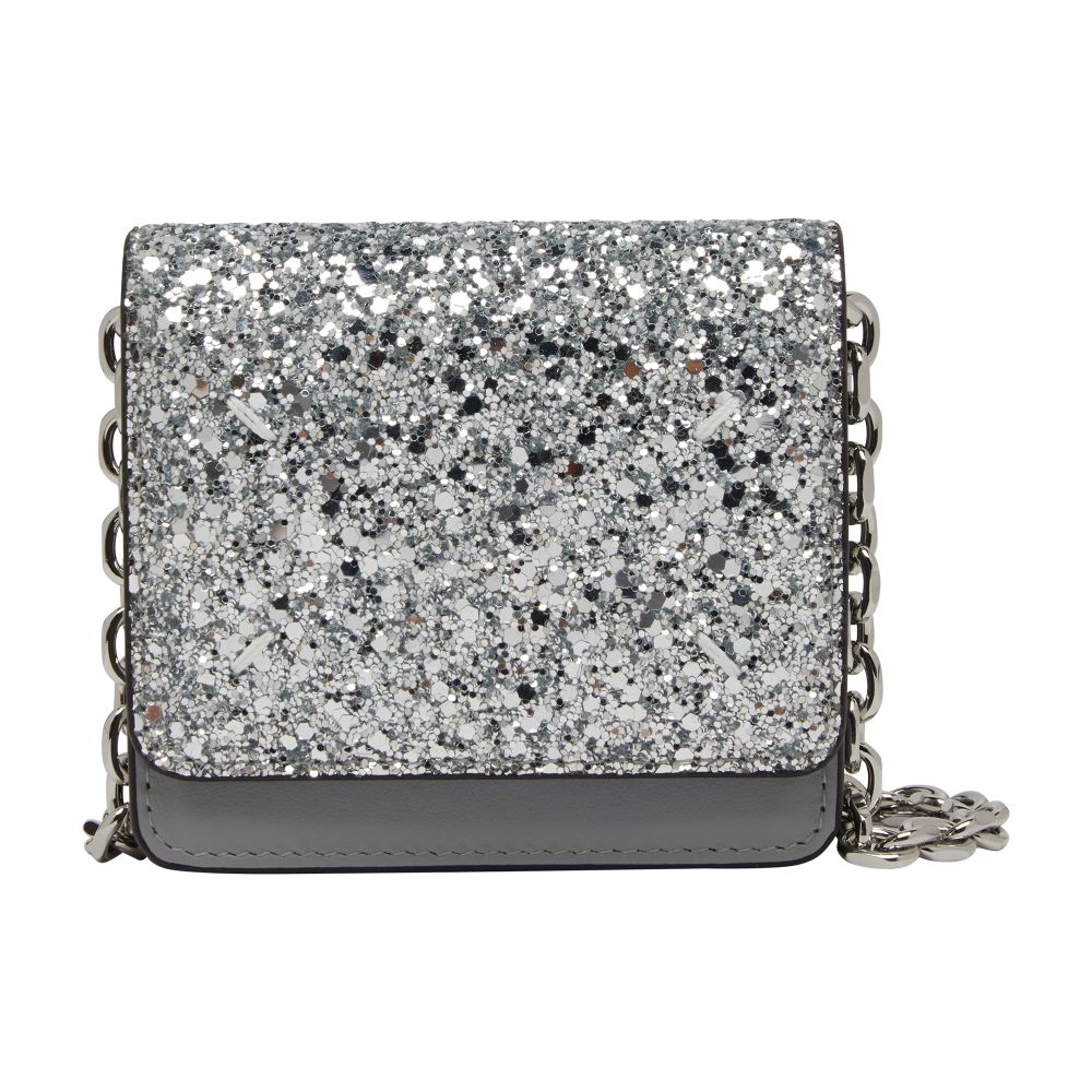 Maison Margiela Glitter micro chain wallet