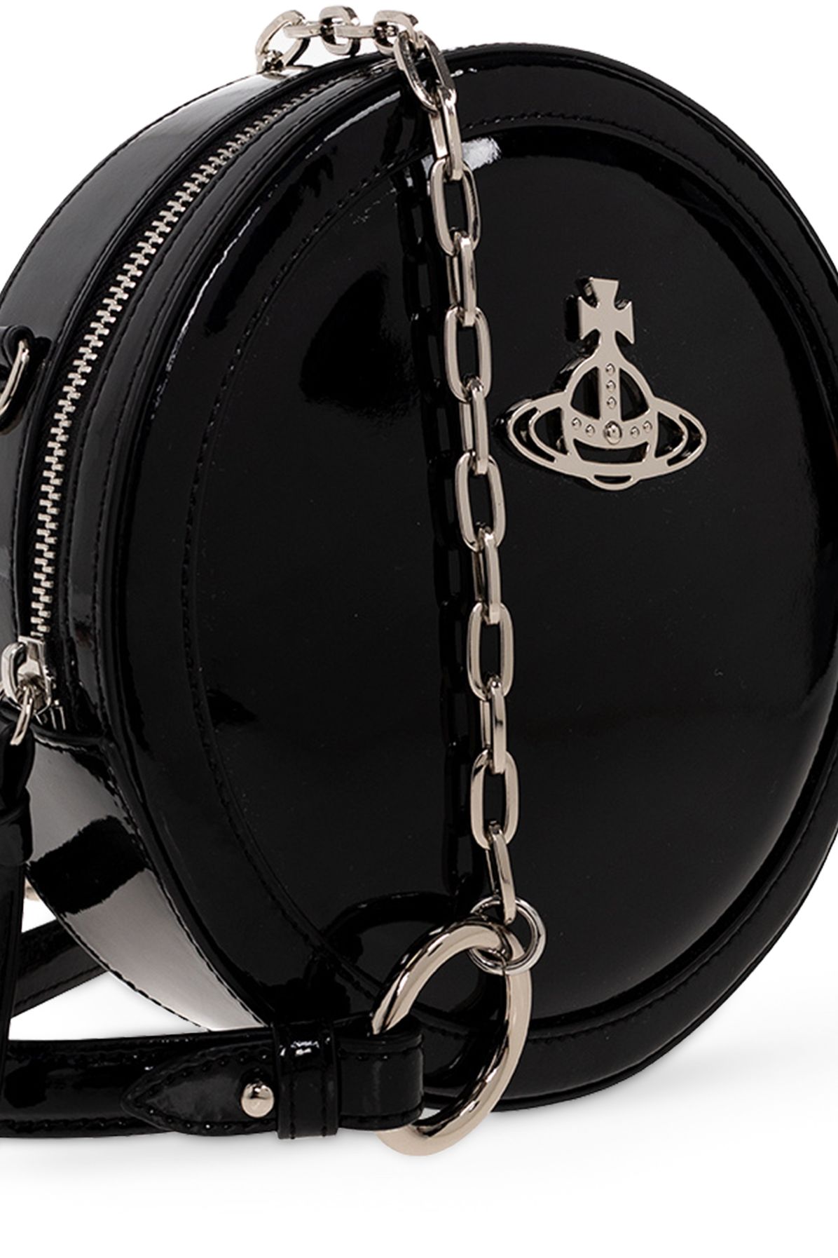 Vivienne Westwood ‘Ruby Round' patent shoulder bag