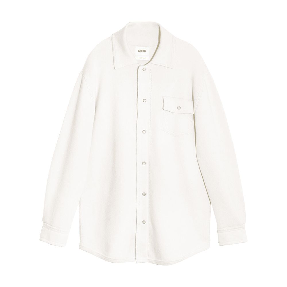 Barrie Cashmere and cotton overshirt