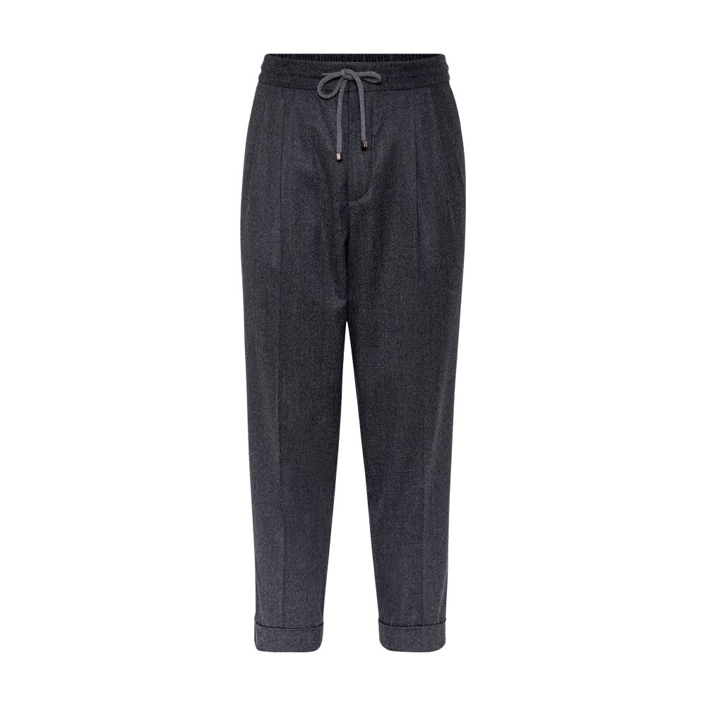 Brunello Cucinelli Virgin wool flannel trousers