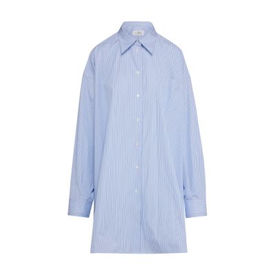 Maison Margiela Cotton poplin pinstripe shirt