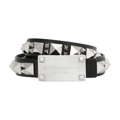 Dolce & Gabbana Calfskin belt with studs