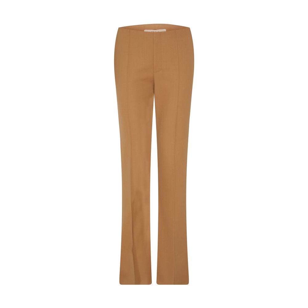 Chloé Tailored wool pants with asymmetrical ankles